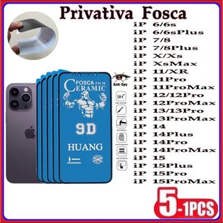 Película Privativa Fosca Anti-Spy Matte Cerâmica Hidrogel iPhone Todos modelos iPhone 11 …
