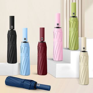 Guarda Chuva Automático Sombrinha Grande Proteção Solar Blackout Reforçado Dobrável 10 va…