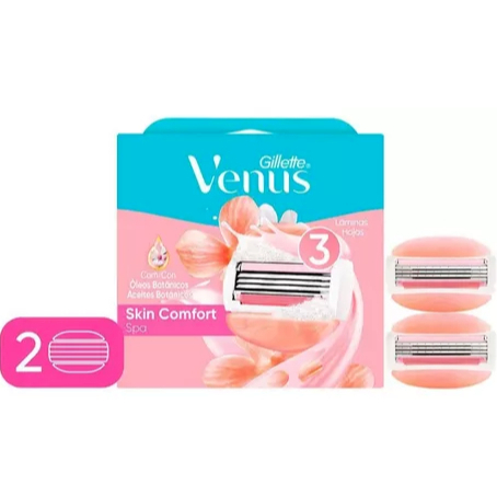 Refil C/ 2 Lâminas Gillette Venus SPA Skin Comfort
