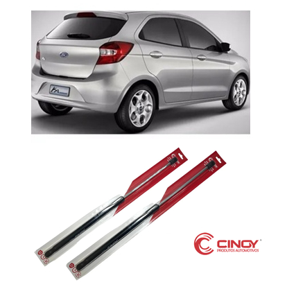 Par Amortecedor de Porta Malas Para Tampa Traseira Novo Ford Ka Hatch 2014 Até 2020