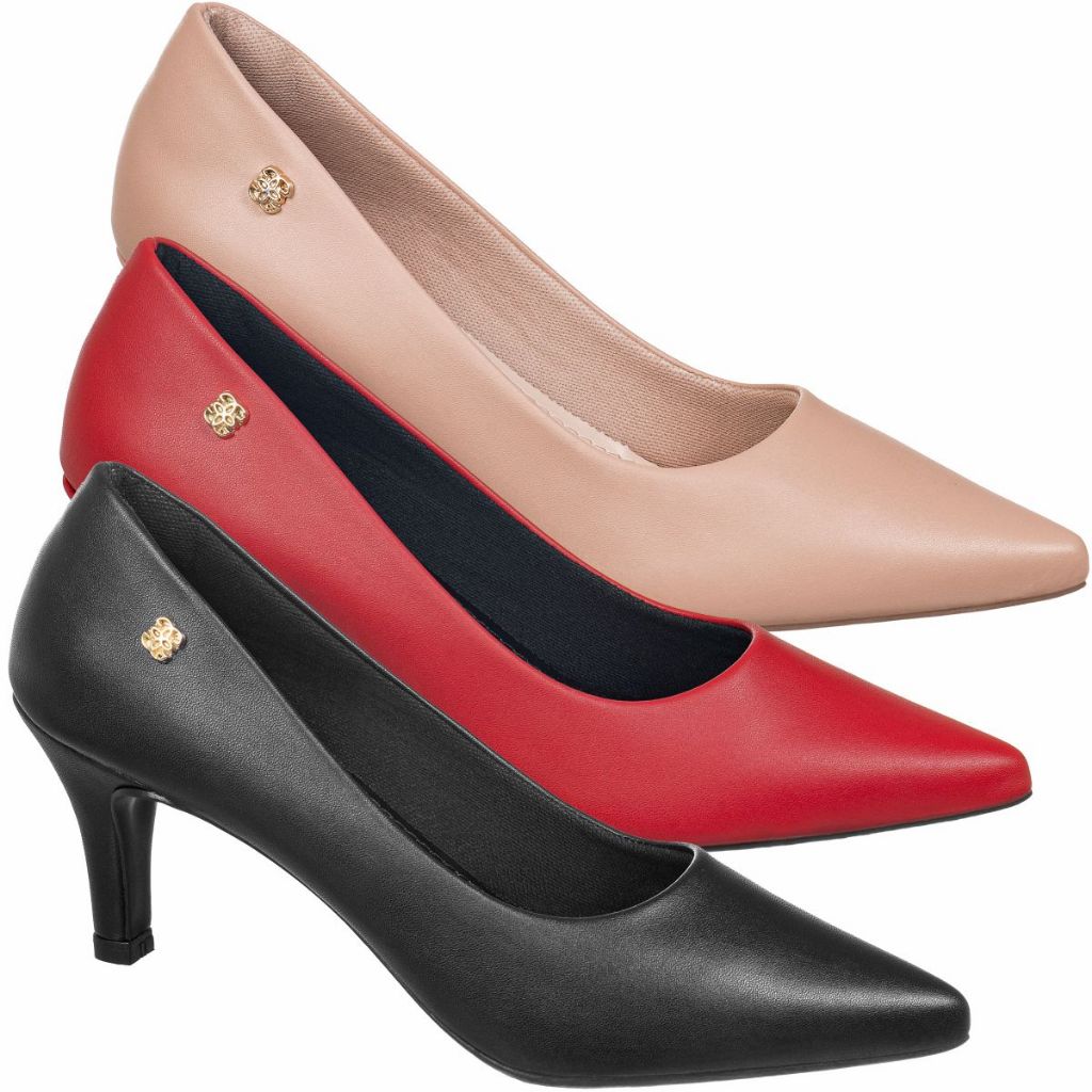 Scarpin Feminino GiGiL Salto Alto Agulha Bico Fino Elegante Bico Fino Confortável