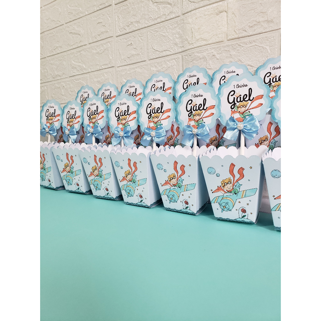 5 Unid centro de mesa cachepot personalizado enfeite de mesa tema o pequeno príncipe - pegue e monte ou montado