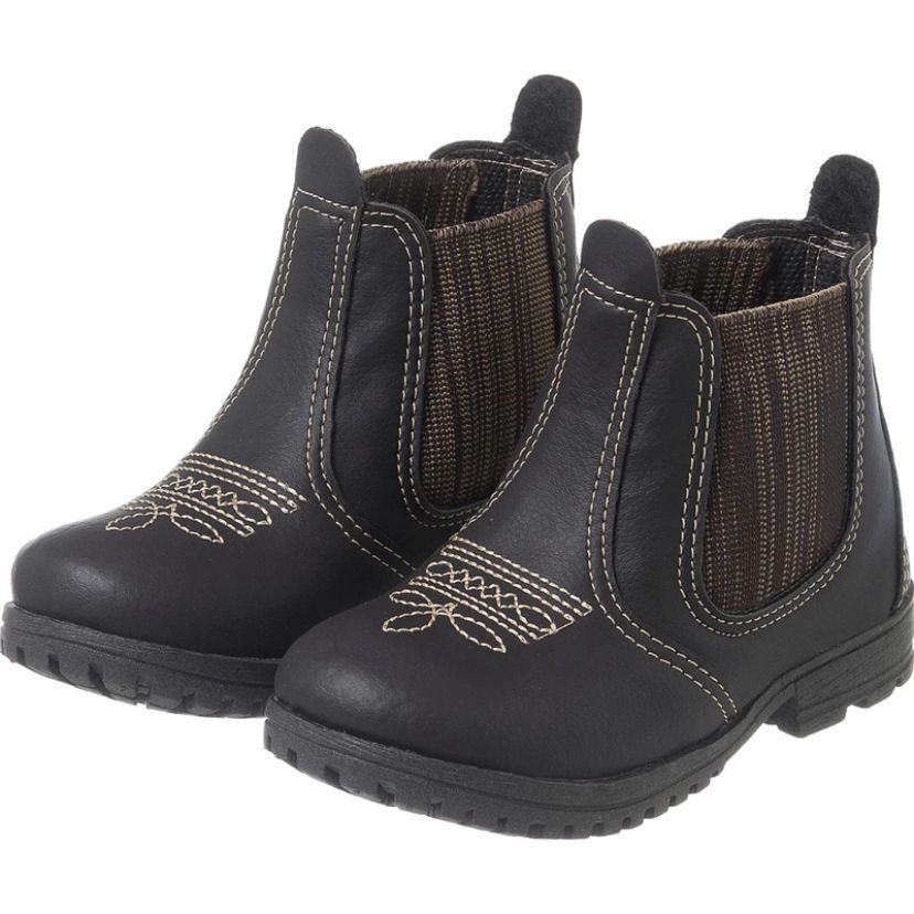 bota jeca infantil menino botina jequinha casual estilo rodeio cowntry