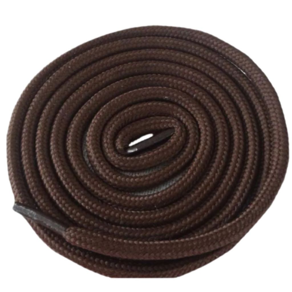 Cadarço Redondo Adventure Motoqueiro Trilha Coturno Para Botas Resistente 1,30 Marron Café