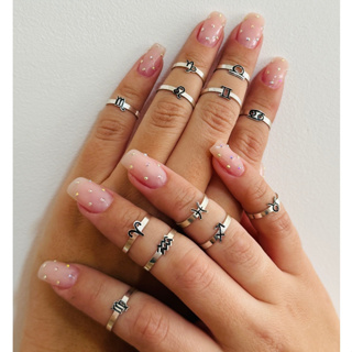 Anel Falange Prata 925 Signos na Prata Legítima em Oferta na Shopee
