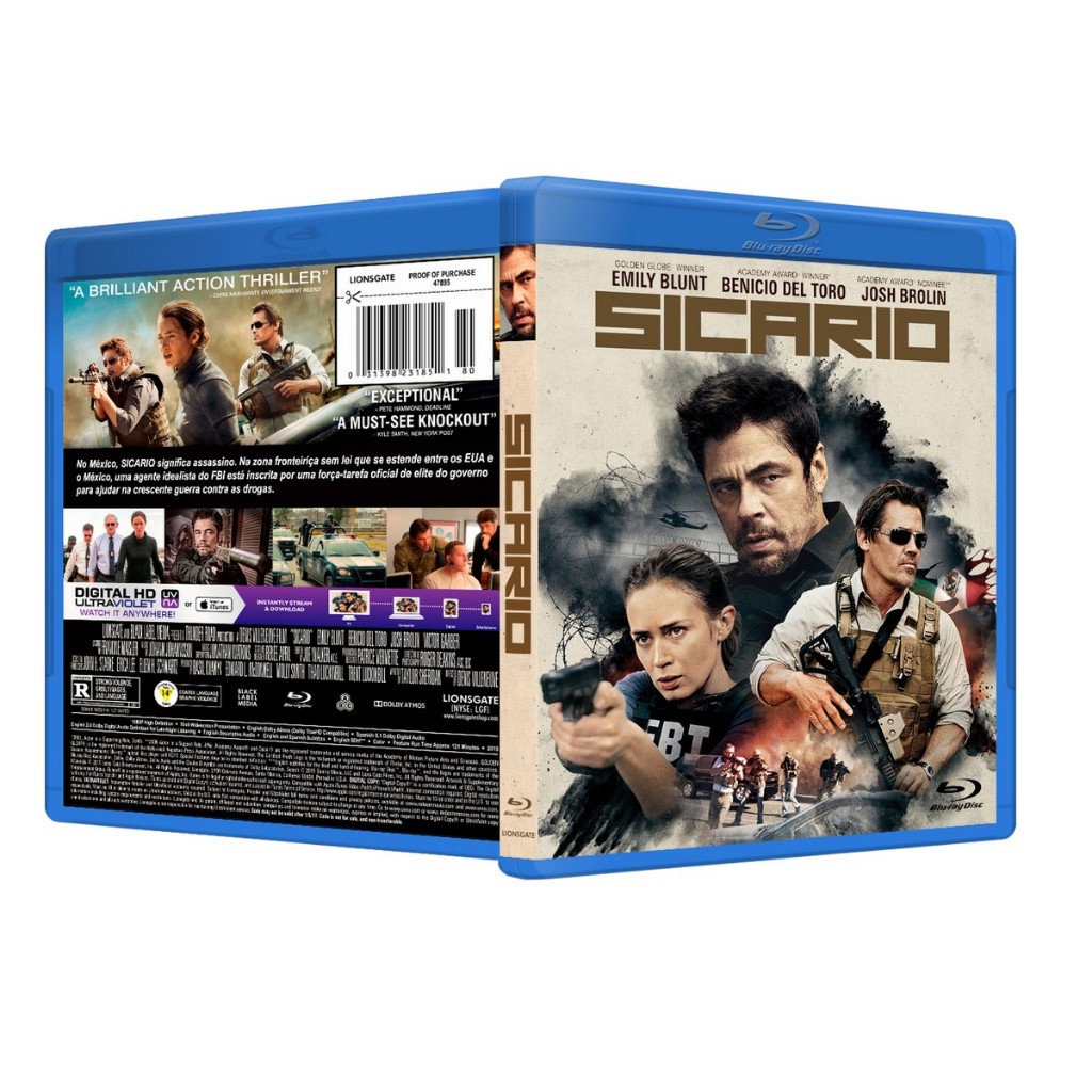 Blu-ray: Sicario DUB/LEG [PERSONALIZADO]