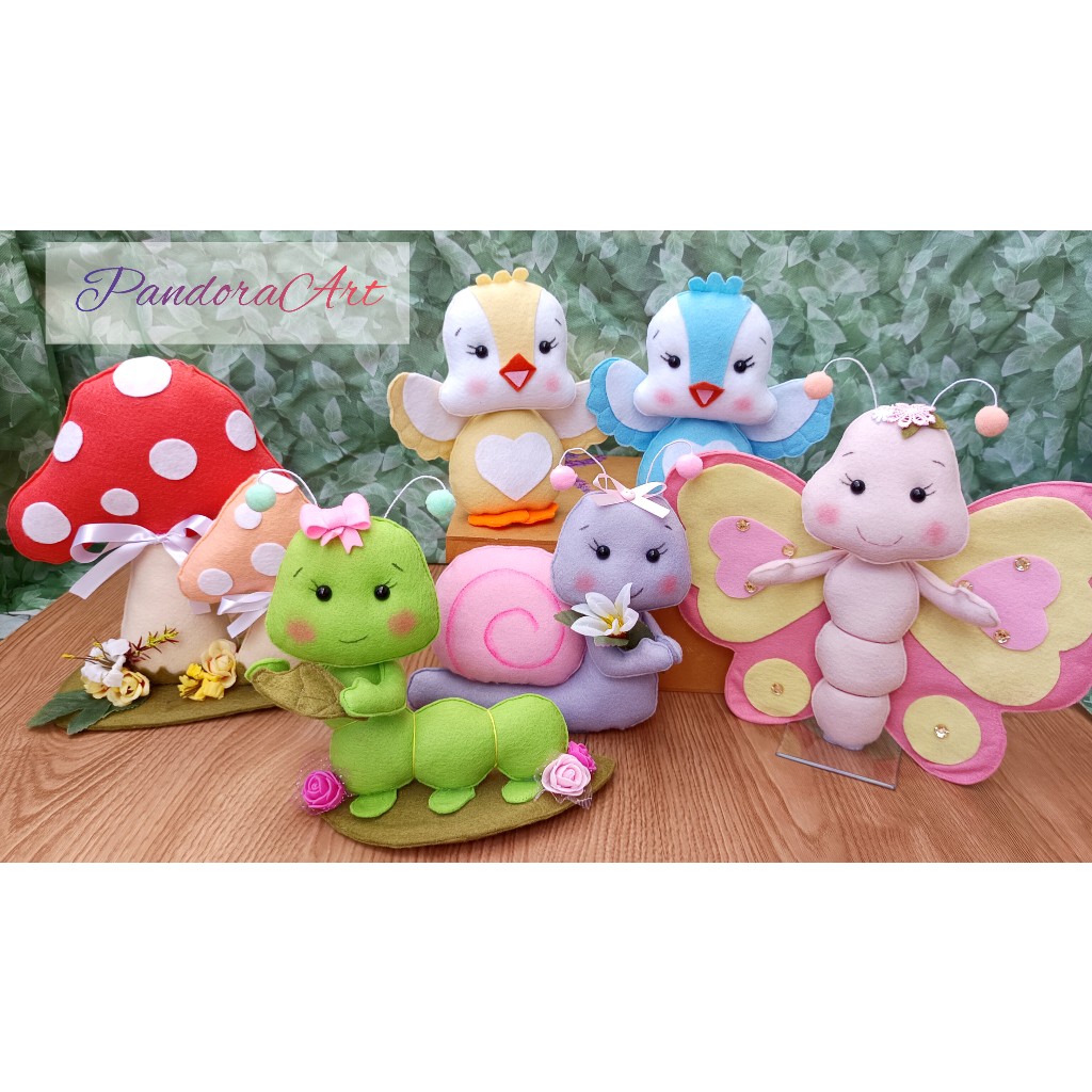 Bichinhos de Feltro Jardim Encantado: Onde Comprar | BuscaProdutos