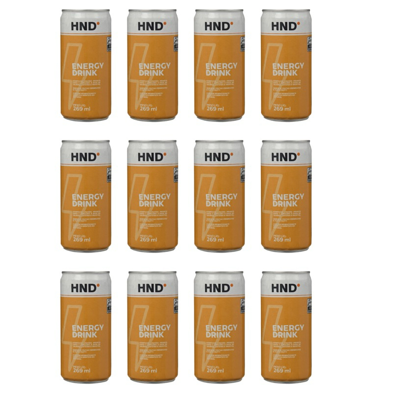 Energético HND Hinode Com 12 Unidades de 269ml Nova Embalagem