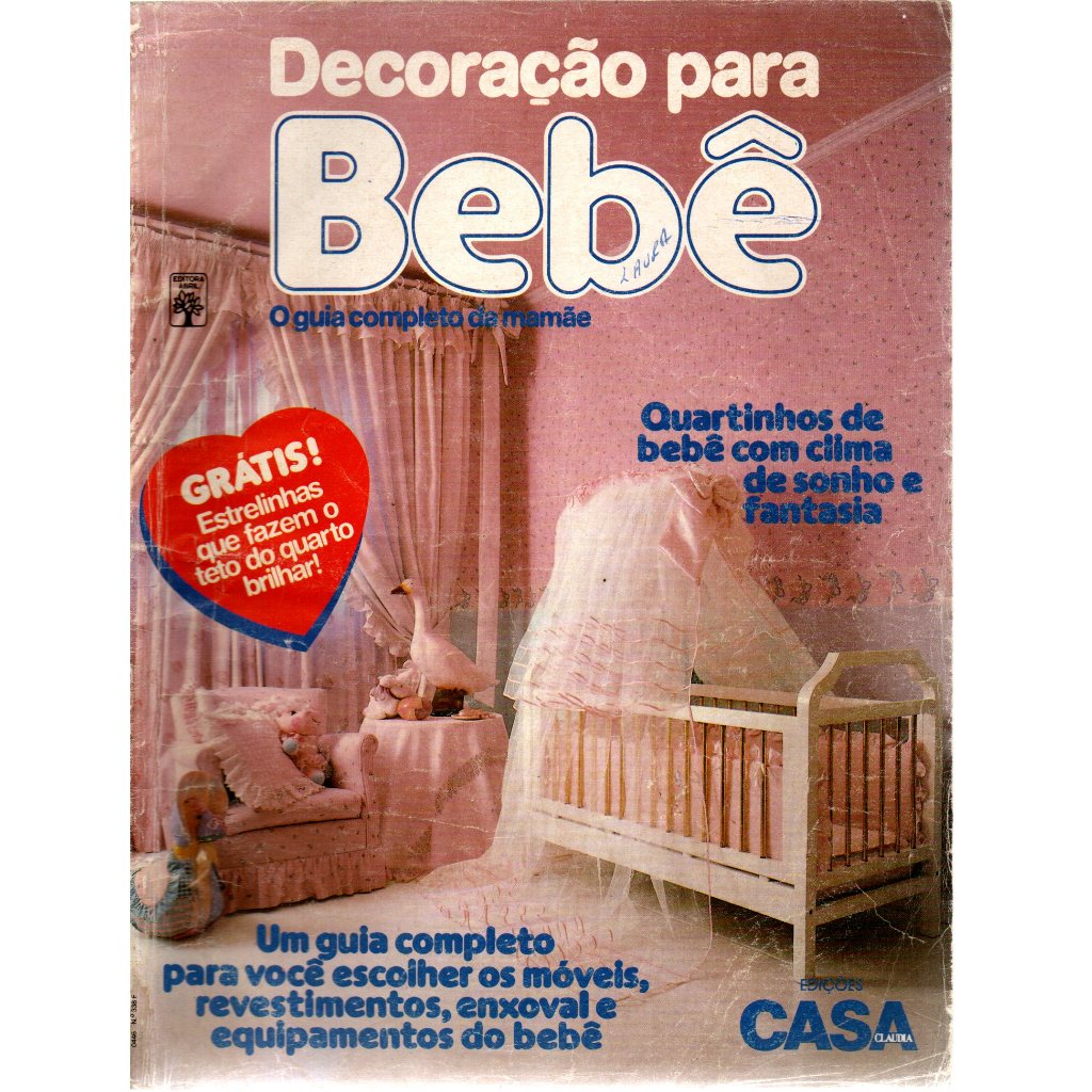 Revista Claudia Casa, Decoração para Bebê, Ano 5, Nº 1
