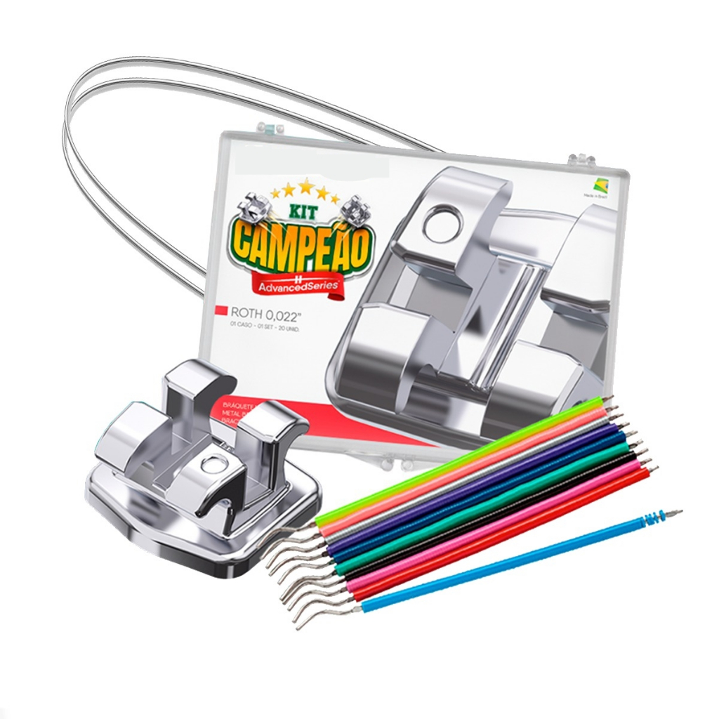 Super Kit c/ 20 Braquete + 2 Arcos + 1000 Borrachinhas coloridas