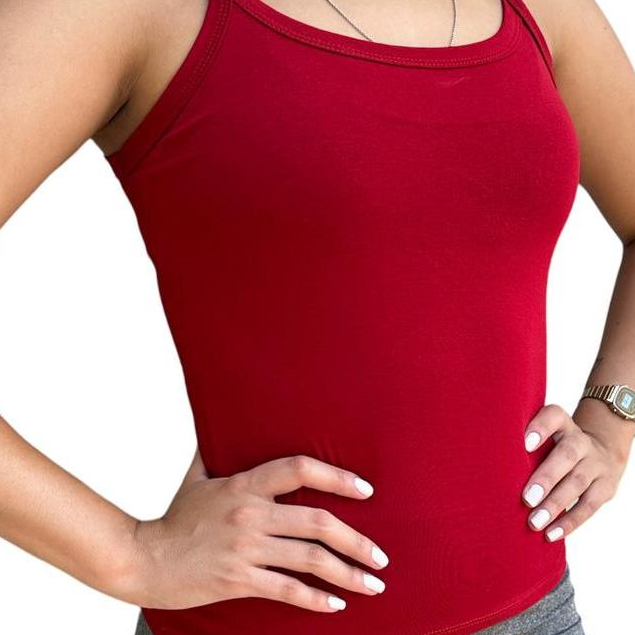 Blusas Regata de alcinha feminina/ blusinha básica lisa para o dia a dia/ Blusa de alcinha blusinha alcinha regata básica em Oferta na Shopee