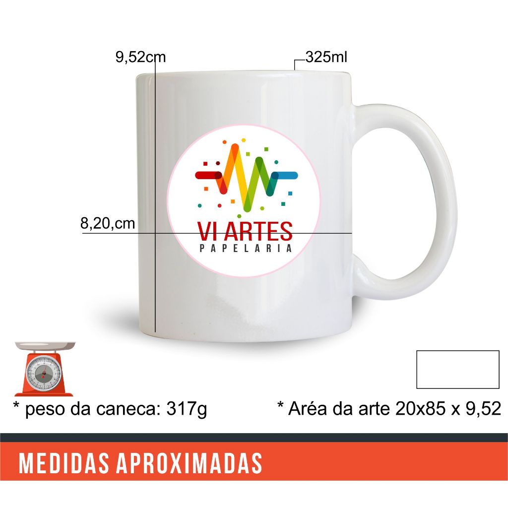 Caneca dia dos Avós, personalizada com foto e nome - Como é grande o meu amor por você Vovô/Vovó