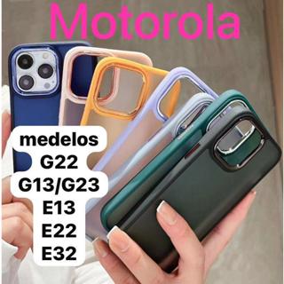 Capa Capinha SPACE Series Acrílico Fosca Colorida Anti Impacto PARA Motorola G22 G23 G13 E13 E22 E32 em Oferta na Shopee