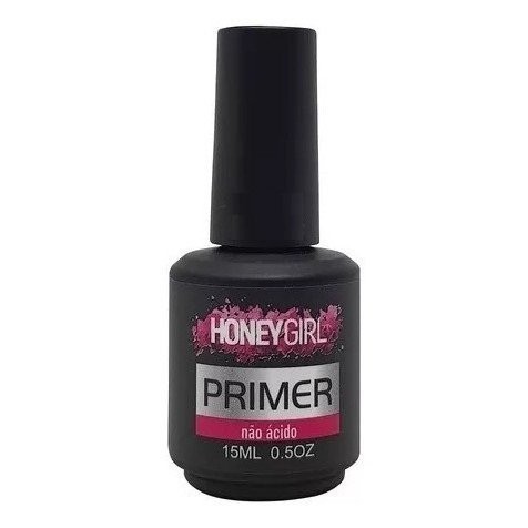 Primer Não Ácido/Sem Ácido Honey Girl 15ml Proteger e Aderência nas Unhas