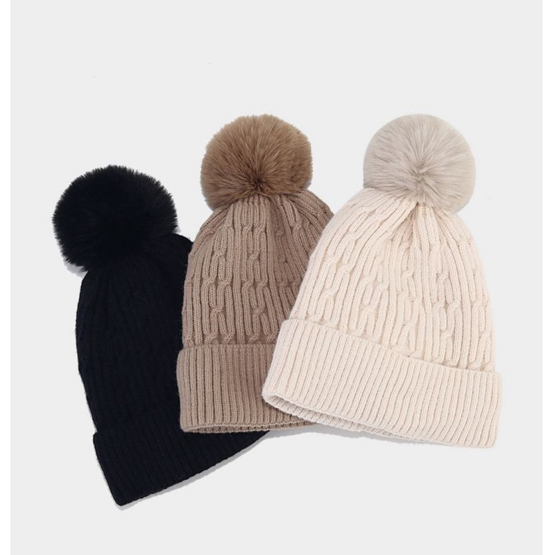 Touca Feminina Adulto Forrada com Pelinho J206