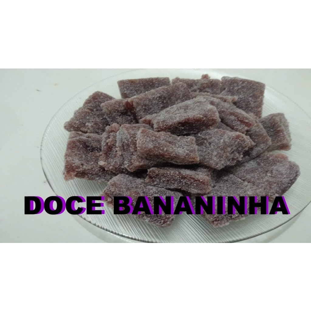 1 kg doce de banana cristalizada atacado Recanto da Serra