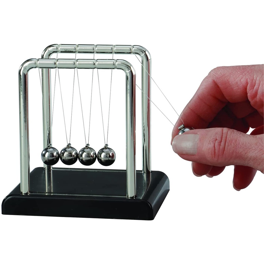 Pêndulo Enfeite de Newton Decoração p/ Sala Escritório Balance Balls - 9cm