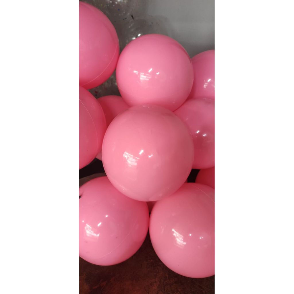 10 Bolas De Vinil 25cm ROSA tamanho futebol