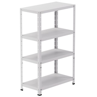 Estante Aço prateleira de aço industrial media p 60kg 4 Bandejas Tripartida 95cm x 30cm x 60cm
