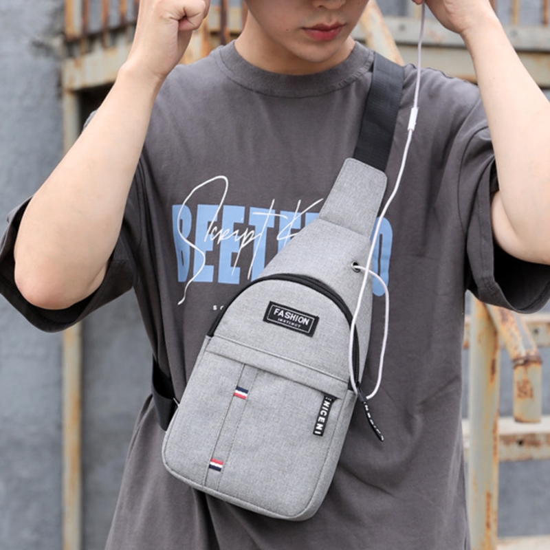 bolsa mensageiro mochila masculina tiracolo chest bags de peito ombro pochete transversal de grande porte acabamento