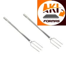 GARFO PARA BOMBOM 3 PONTAS FEITO DE ALUMINIO KIT COM 2 PEÇAS PARA BANHAR COM NOTA FISCAL em Oferta na Shopee