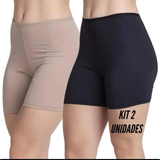 Short Anágua Liso Segunda Pele Feminino