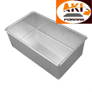 FORMA CAIXA DE LEITE  17,5x10x6,5 CM FEITA EM ALUMINIO PARA ALTA TEMPERATURA COM NOTA FISCAL em Oferta na Shopee