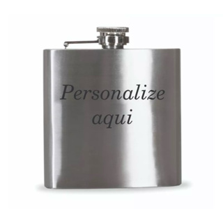 cantil porta whisky 7oz  personalizado nome/logo em Oferta na Shopee