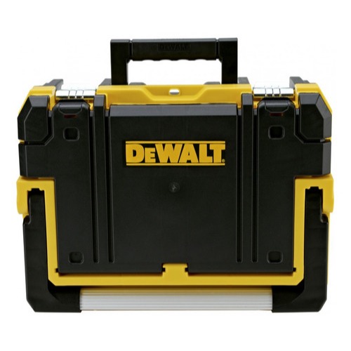 Caixa de ferramentas DeWalt DWST17808 de plástico 333mm x 440mm x 183mm preta e amarela