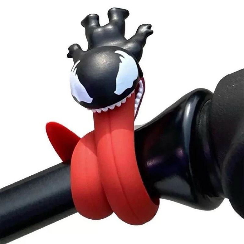 Prendedor Cabo Moto Bike Enfeite Marvel Venom em Oferta na Shopee