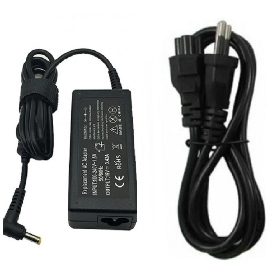 Fonte Carregador Para Acer Aspire 3 A315-56-3478 ES1 571 521 19v 65w