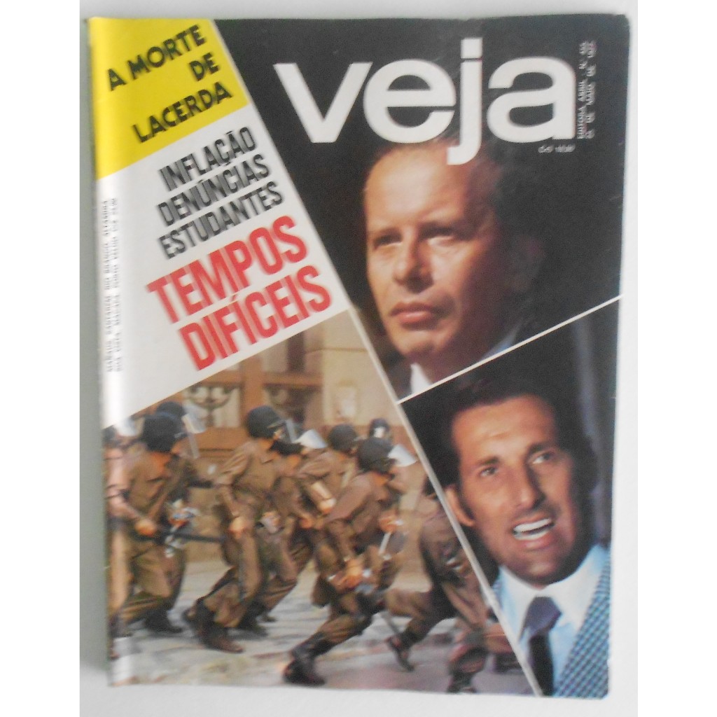 Revista Veja Nº 455 TEMPOS DIFICEIS