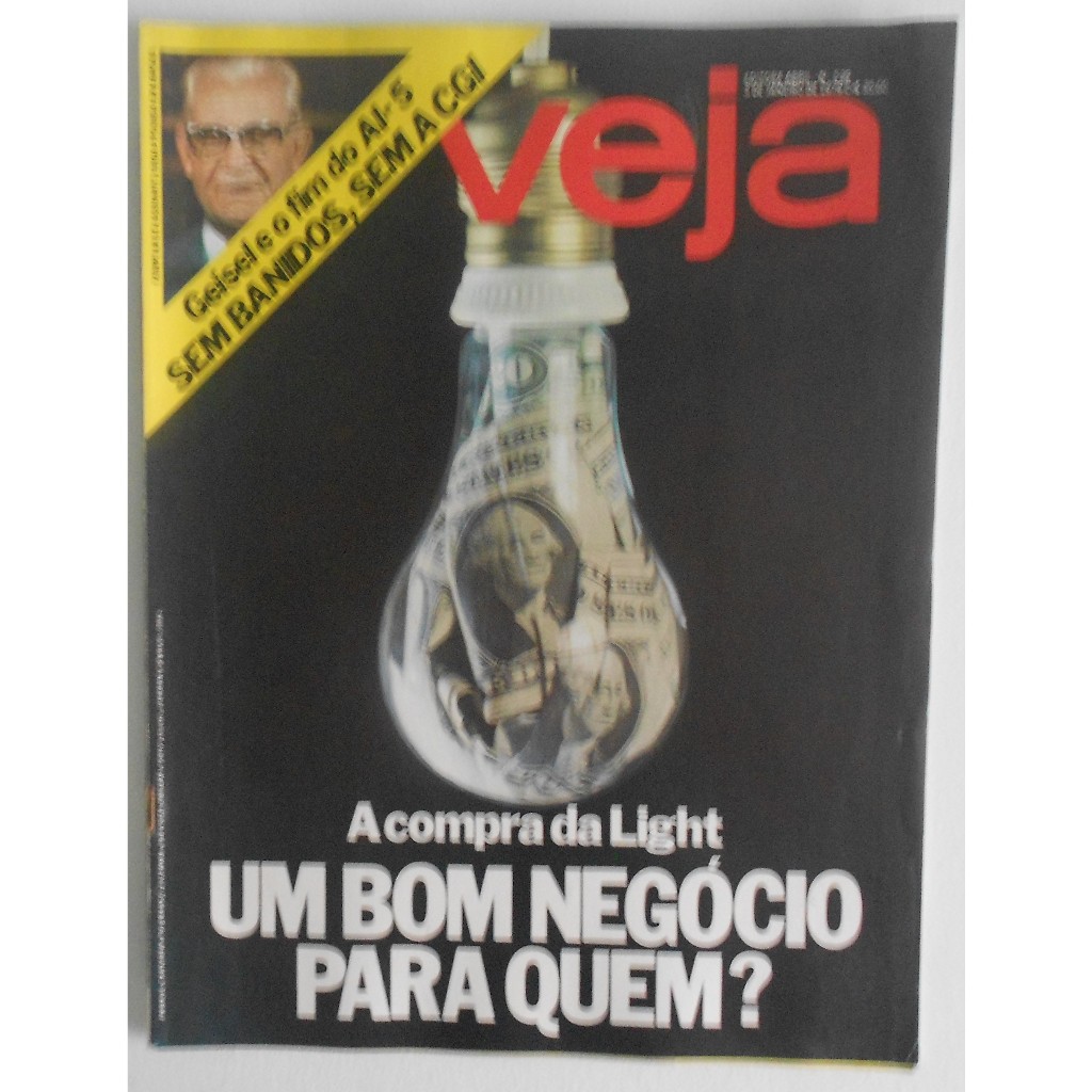 Revista Veja Nº 539 A COMPRA DA LIGHT
