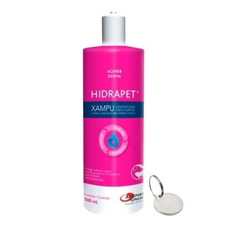Kit Shampoo Hidrapet Cães e Gatos Agener 500ml + Medalha de Identificação em Oferta na Shopee