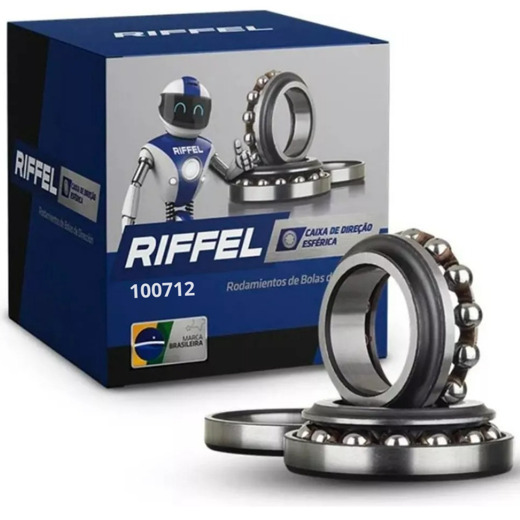Caixa de direção esférica Honda XRE 300 NXR BROS 125 150 160 Original Riffel 100712