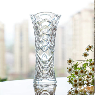 Kit 5  Vaso Decorativo Lyor 18cm em Vidro Lapidado Elegante Resistente Sortido em Oferta na Shopee