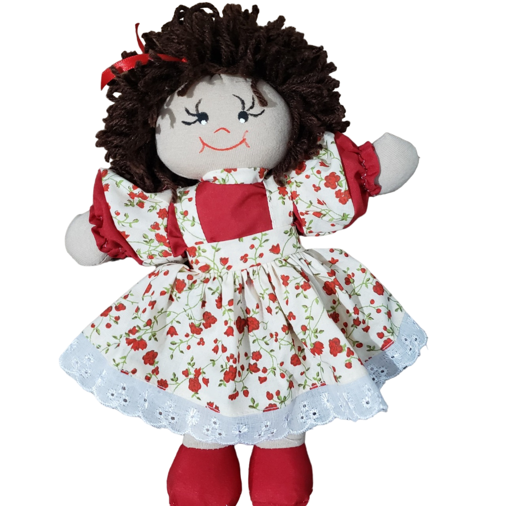 Boneca de Pano 100% Artesanal Premium