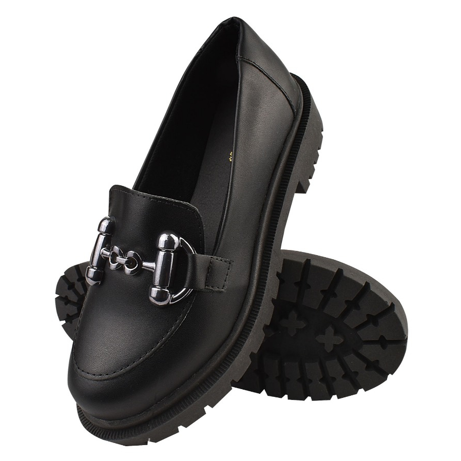 Mocassim Feminino Sola Tratorada Oxford Bridao Plataforma Leve e Confortável