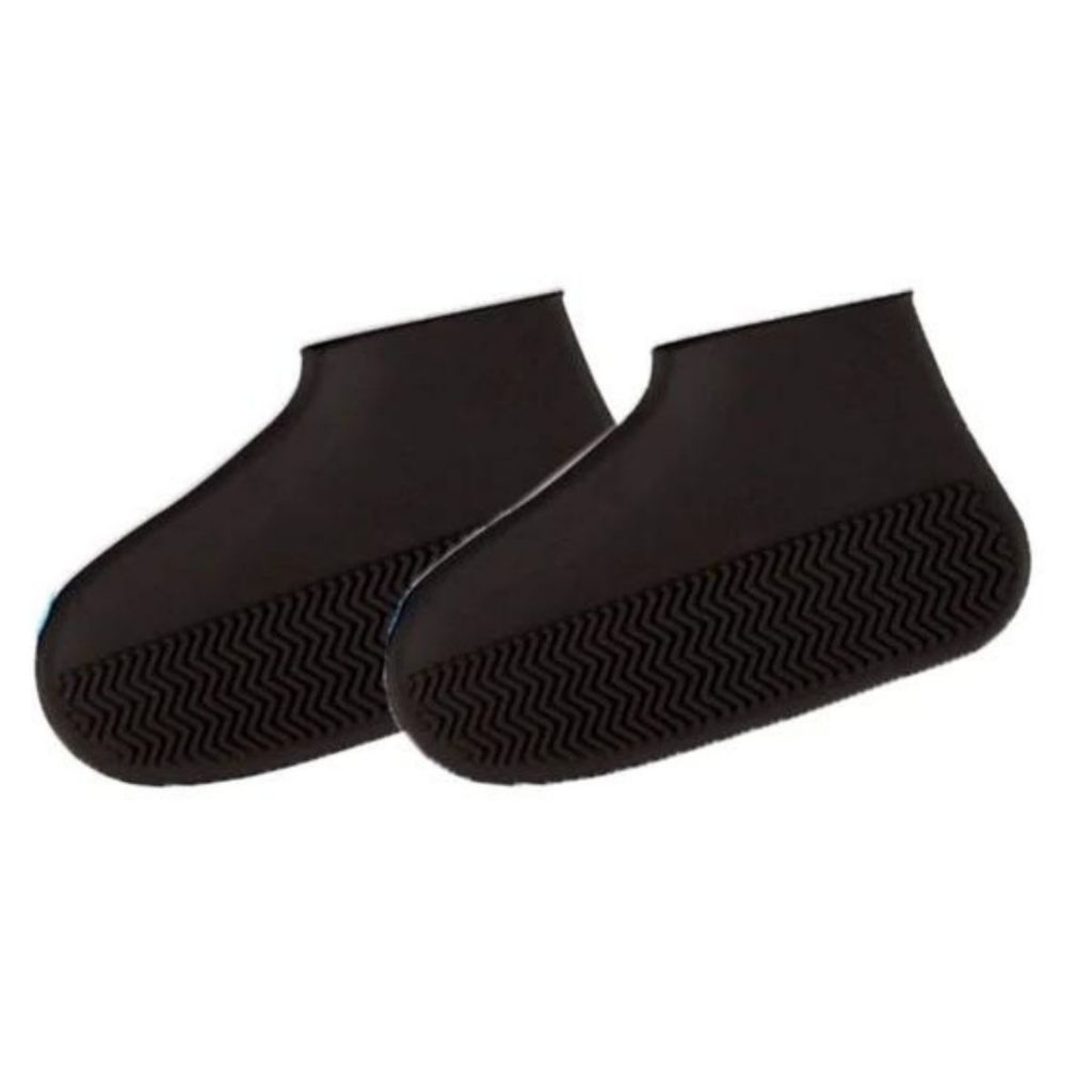 Capa De Sapato/Tenis Protetora Chuva Lama De Silicone Motoqueiro Proteger