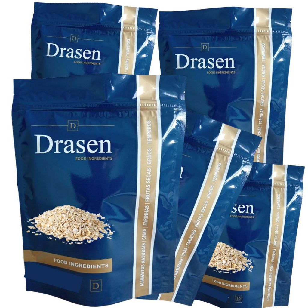 Kit 5Kg Farinha de Aveia - Drasen Food