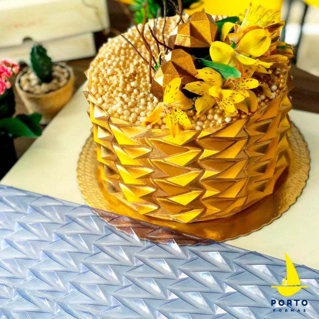 1~5 Forma Placa Textura e Modelagem Placa Textura Para Bolos LAPIDADO ONDAS - CÓD P867 (PROMOÇÃO PORTO) em Oferta na Shopee