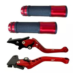 Kit Luva Manopla Manete Esportivo Cg Fan Titan Cb 250f 2016 Twister Freio A Disco Ate 2024