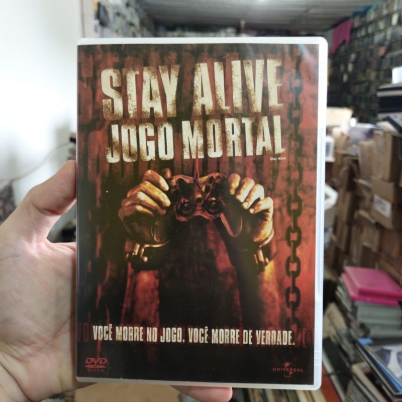 DVD Stay Alive: Jogo Mortal (Filme de terror)