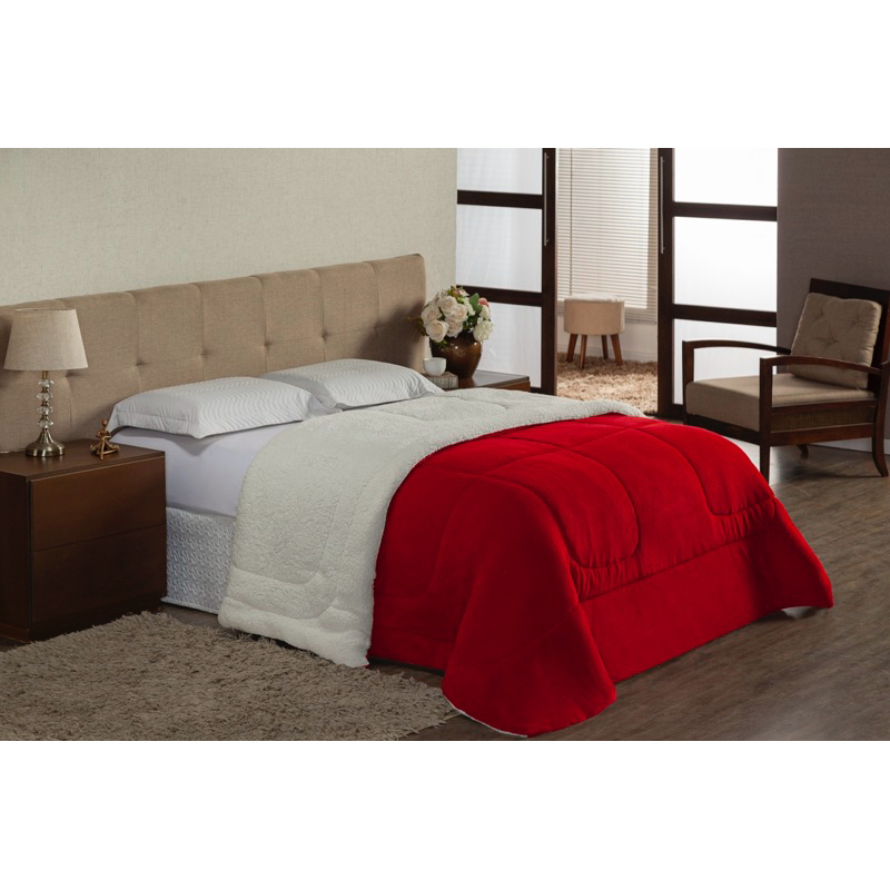 COBERDROM SOLTEIRO SOFT SHERPA QUENTE E MACIO PARA SUA CAMA