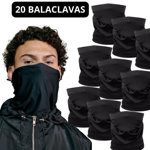 Princess Total Kit 20 Balaclavas Pescoceira Bandana Tubular Balaclava caminhada ciclismo bicicleta motoqueiro cordão tubo cachecol Gorros Máscara de proteção Turbante Head