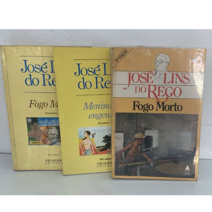 José Olympio rego menino de engenho fogo morto livros de capa comum