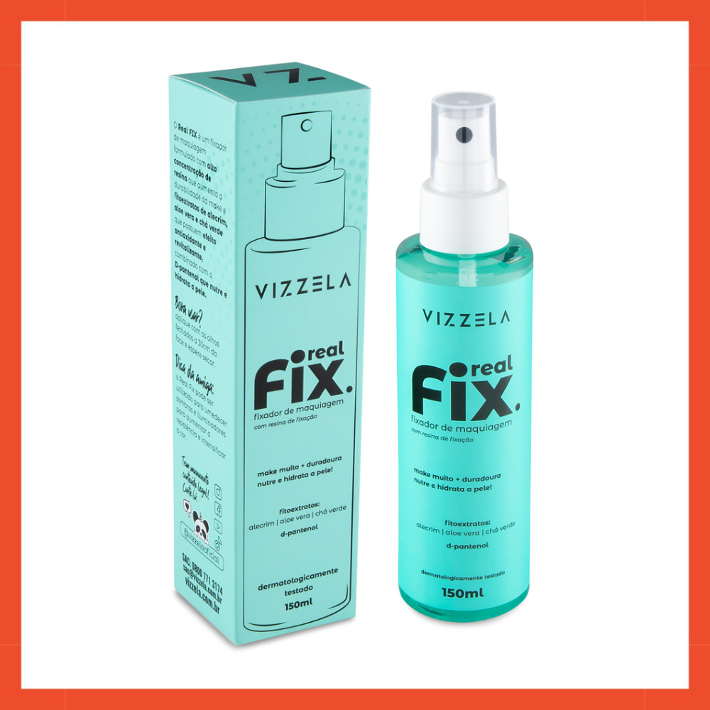 Real Fix Fixador de Maquiagem - 150ml Vizzela Vegano