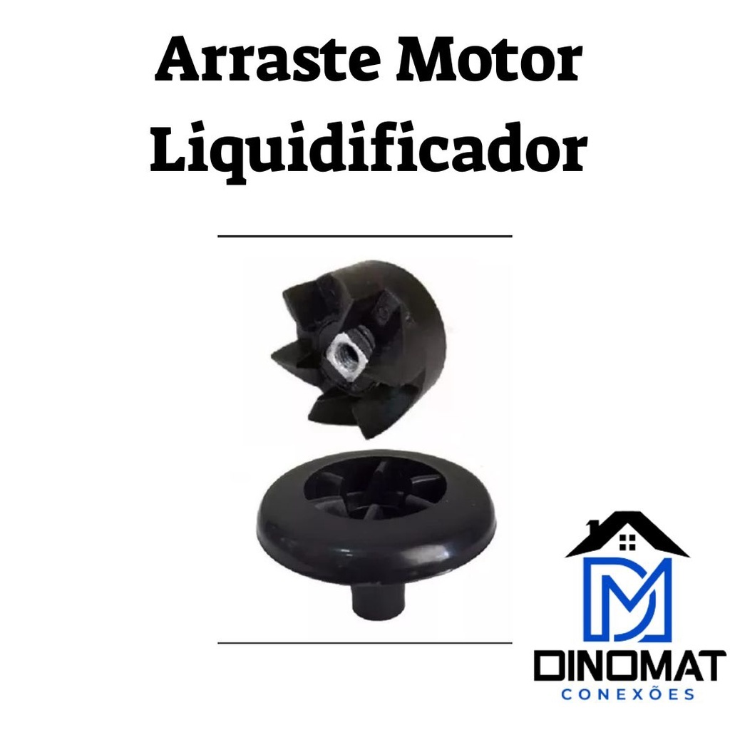 Arraste Motor Liquidificador Arno Faciclic - Eixo Fino