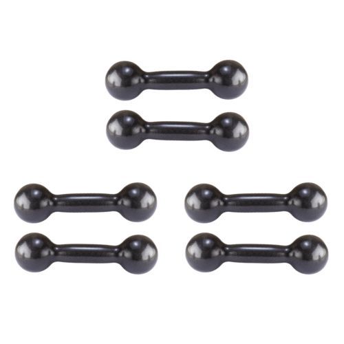 Kit 3 Halteres Par 1kg + Par 2kg + Par 3kg Emborrachados Exercícios em Casa