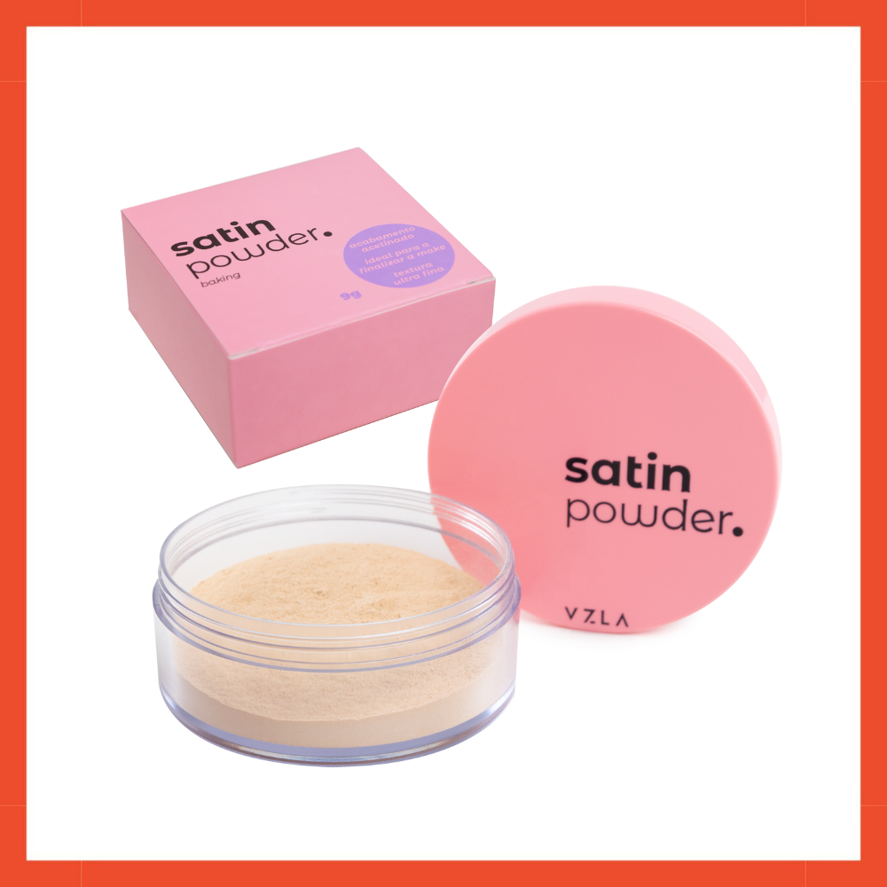 Pó Satin Acetinado Powder Vizzela Vegano